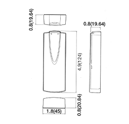 FINGER007SRB Dimensions