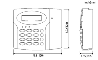 FINGER007SRB Dimensions